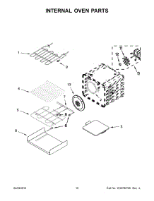 06 - Internal Oven Parts parts for Kitchenaid Oven KOSC504ESS00 from AppliancePartsPros.com