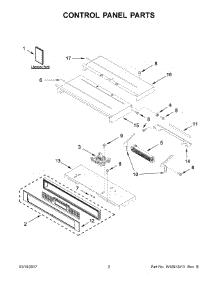 02 - Control Panel Parts parts for Kitchenaid Range KOSE507EWH02 from AppliancePartsPros.com