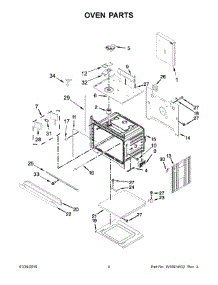 03 - Oven Parts parts for Kitchenaid Range KOST100ESS01 from AppliancePartsPros.com