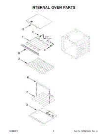 05 - Internal Oven Parts parts for Kitchenaid Range KOST107ESS01 from AppliancePartsPros.com