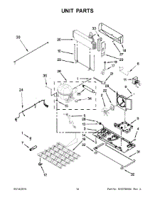 08 - Unit Parts parts for Kitchenaid Refrigerator KRFF707ESS00 from AppliancePartsPros.com