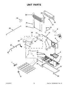 08 - Unit Parts parts for Kitchenaid Refrigerator KRFF707ESS01 from AppliancePartsPros.com