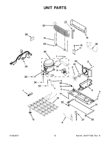 07 - Unit Parts parts for Kitchenaid Refrigerator KRMF706ESS00 from AppliancePartsPros.com
