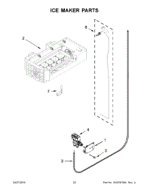 12 - Ice Maker Parts parts for Kitchenaid Refrigerator KRSC500ESS00 from AppliancePartsPros.com