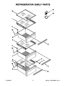 04 - Refrigerator Shelf Parts parts for Kitchenaid Refrigerator KSC24C8EYP03 from AppliancePartsPros.com