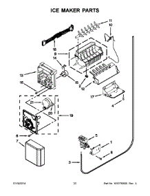 12 - Ice Maker Parts parts for Kitchenaid Refrigerator KSC24C8EYP03 from AppliancePartsPros.com