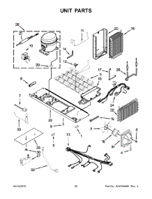 11 - Unit Parts parts for Kitchenaid Refrigerator KSC24C8EYP04 from AppliancePartsPros.com