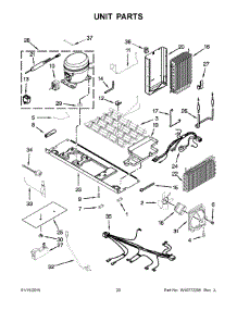 11 - Unit Parts parts for Kitchenaid Refrigerator KSC24C8EYY03 from AppliancePartsPros.com