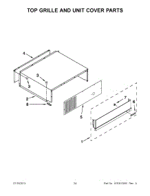 12 - Top Grille And Unit Cover Parts parts for Kitchenaid Refrigerator KSSC36QTS07 from AppliancePartsPros.com