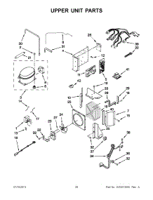 13 - Upper Unit Parts parts for Kitchenaid Refrigerator KSSC36QTS07 from AppliancePartsPros.com
