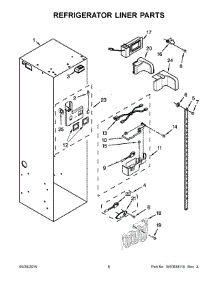 04 - Refrigerator Liner Parts parts for Kitchenaid Refrigerator KSSC36QTS08 from AppliancePartsPros.com