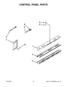 07 - Control Panel Parts parts for Kitchenaid Refrigerator KSSC36QTS10 from AppliancePartsPros.com