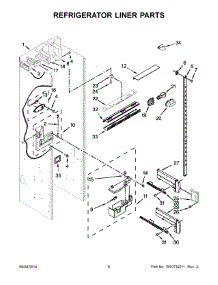 04 - Refrigerator Liner Parts parts for Kitchenaid Refrigerator KSSC42FTS18 from AppliancePartsPros.com