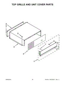 10 - Top Grille And Unit Cover Parts parts for Kitchenaid Refrigerator KSSC42FTS18 from AppliancePartsPros.com