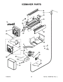 16 - Icemaker Parts parts for Kitchenaid Refrigerator KSSC42QTS18 from AppliancePartsPros.com