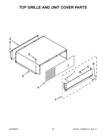 10 - Top Grille And Unit Cover Parts parts for Kitchenaid Refrigerator KSSC48FTS18 from AppliancePartsPros.com