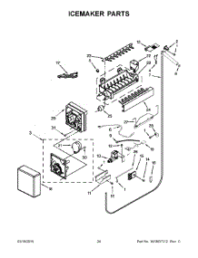 13 - Icemaker Parts parts for Kitchenaid Refrigerator KSSC48FTS18 from AppliancePartsPros.com