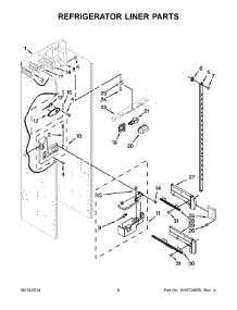 04 - Refrigerator Liner Parts parts for Kitchenaid Refrigerator KSSC48FTS20 from AppliancePartsPros.com