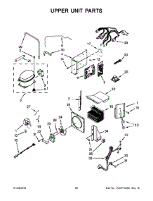14 - Upper Unit Parts parts for Kitchenaid Refrigerator KSSC48QVS10 from AppliancePartsPros.com