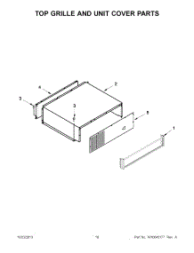 10 - Top Grille And Unit Cover Parts parts for Kitchenaid Refrigerator KSSO36FTX18 from AppliancePartsPros.com
