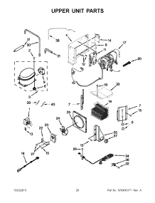 11 - Upper Unit Parts parts for Kitchenaid Refrigerator KSSO36FTX18 from AppliancePartsPros.com