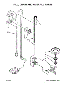 05 - Fill, Drain And Overfill Parts parts for Kitchenaid Dishwasher KUDC10IXWH9 from AppliancePartsPros.com
