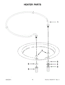 09 - Heater Parts parts for Kitchenaid Dishwasher KUDE20IXSSA from AppliancePartsPros.com