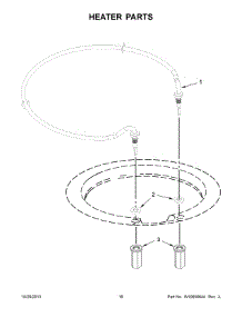 09 - Heater Parts parts for Kitchenaid Dishwasher KUDE48FXSP6 from AppliancePartsPros.com