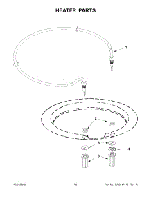 09 - Heater Parts parts for Kitchenaid Dishwasher KUDE70FXWH6 from AppliancePartsPros.com