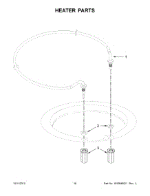 09 - Heater Parts parts for Kitchenaid Dishwasher KUDS30FXPAA from AppliancePartsPros.com