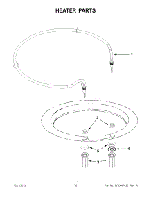 09 - Heater Parts parts for Kitchenaid Dishwasher KUDS30FXWHA from AppliancePartsPros.com