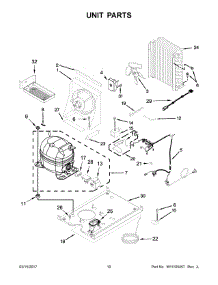06 - Unit Parts parts for Kitchenaid Ice Maker KUIC15POZP2 from AppliancePartsPros.com