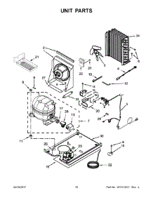 06 - Unit Parts parts for Kitchenaid Ice Maker KUIS18PNZW2 from AppliancePartsPros.com