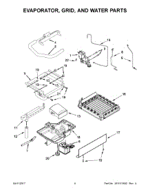 03 - Evaporator, Grid, And Water Parts parts for Kitchenaid Ice Maker KUIX505EBS1 from AppliancePartsPros.com