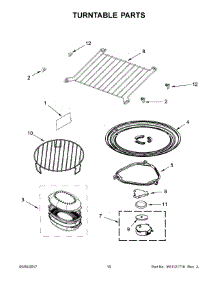 06 - Turntable Parts parts for Kitchenaid Microwave YKMHC319ES1 from AppliancePartsPros.com