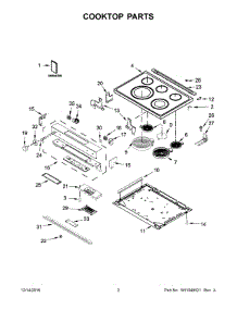 02 - Cooktop Parts parts for Kitchenaid Range YKSEG700ESS1 from AppliancePartsPros.com