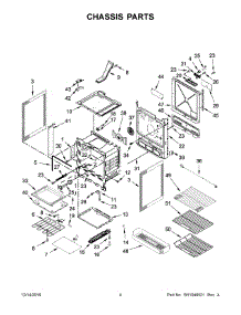 03 - Chassis Parts parts for Kitchenaid Range YKSEG700ESS1 from AppliancePartsPros.com