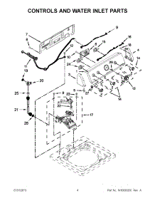02 - Controls And Water Inlet Parts parts for Maytag Washer 4GMVWC300YW2 from AppliancePartsPros.com