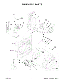 04 - Bulkhead Parts parts for Maytag Laundry Center 4KMEDC215FW0 from AppliancePartsPros.com