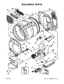 04 - Bulkhead Parts parts for Maytag Dryer 4KMEDC300BW1 from AppliancePartsPros.com