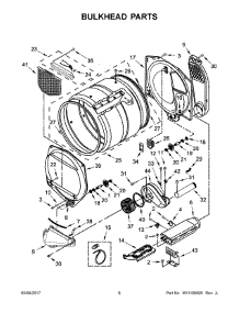 04 - Bulkhead Parts parts for Maytag Laundry Center 4KMEDX505BW1 from AppliancePartsPros.com
