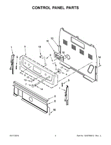 03 - Control Panel Parts parts for Maytag Range 4KMER7685ES0 from AppliancePartsPros.com