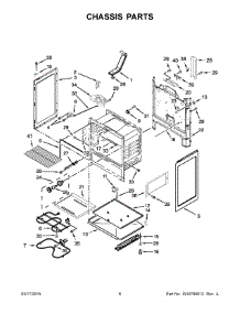 04 - Chassis Parts parts for Maytag Range 4KMER7685ES0 from AppliancePartsPros.com