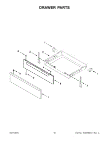 06 - Drawer Parts parts for Maytag Range 4KMER7685ES0 from AppliancePartsPros.com