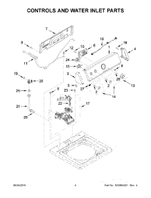 03 - Controls And Water Inlet Parts parts for Maytag Washer 4KMVWC130EQ0 from AppliancePartsPros.com