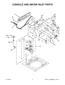 03 - Console And Water Inlet Parts parts for Maytag Washer 4KMVWC400BW0 from AppliancePartsPros.com