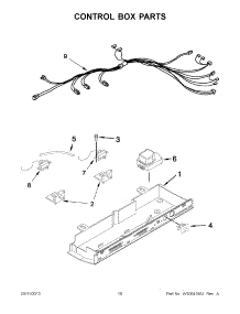 09 - Control Box Parts parts for Maytag Refrigerator 5MSF25N4BA00 from AppliancePartsPros.com