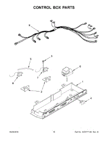 09 - Control Box Parts parts for Maytag Refrigerator 5MSF25N4BA02 from AppliancePartsPros.com