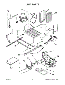 10 - Unit Parts parts for Maytag Refrigerator 5MSF25N4BW00 from AppliancePartsPros.com