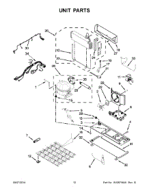 07 - Unit Parts parts for Maytag Refrigerator 7MF2976AEM03 from AppliancePartsPros.com